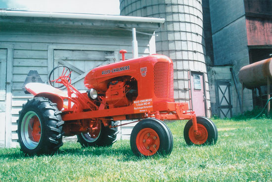 The Allis-Chalmers WD-45 (Half-Scale). The Richardson Brothers of Marengo, Illinois, also build half-scale implements, such as two-bottom plows, drags, disks, and cultivators for their half-scale tractors. Some of their creations have hydraulic implement lifts.